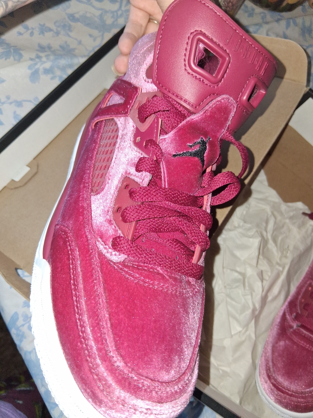 Air Jordan Velvet Red Retro Sneaker